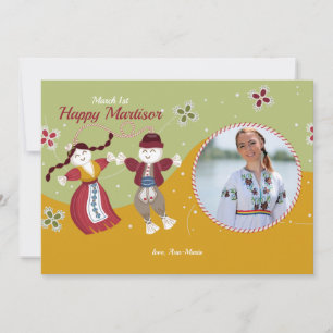 Martisor Dolls Photo Greeting Card