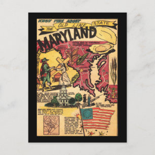 Martland The Old Line State Postcard