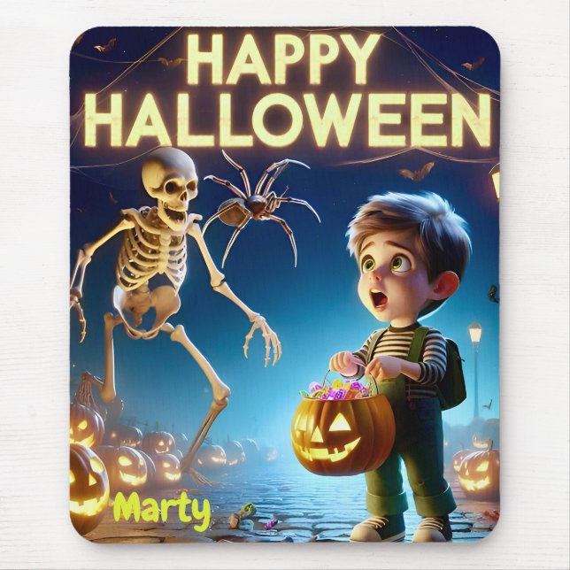 MARTY ~ Happy Halloween ~ Mousepad (Front)