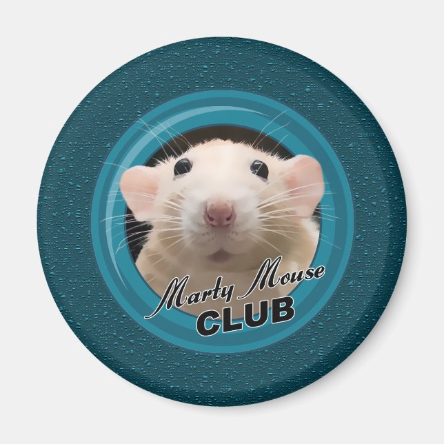 Marty Mouse Club Magnet (Front)