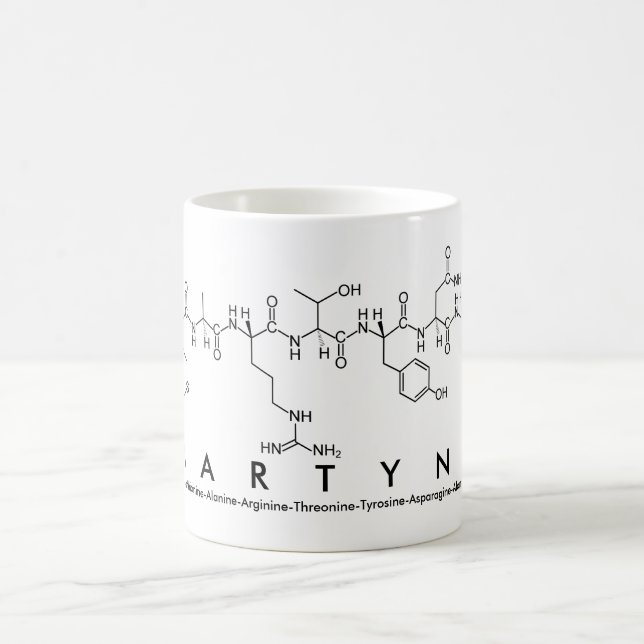 Martyna peptide name mug (Center)