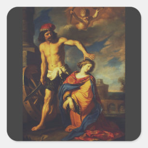 Martyrdom of Saint Catherine Square Sticker