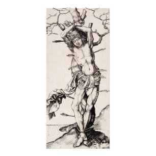 Martyrdom of Saint Sebastian by Martin Schongauer Rack Card