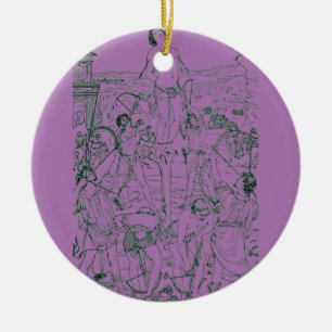 Martyrdom of Saint Sebastian Ceramic Ornament