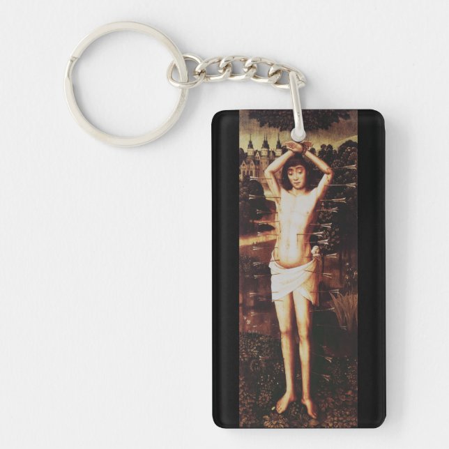 Martyrdom of Saint Sebastian Key Ring (Front)