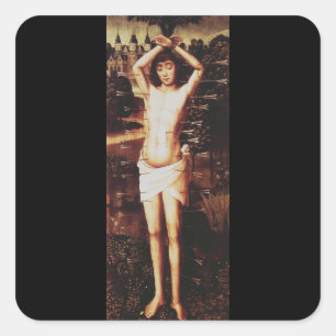 Martyrdom of Saint Sebastian Square Sticker
