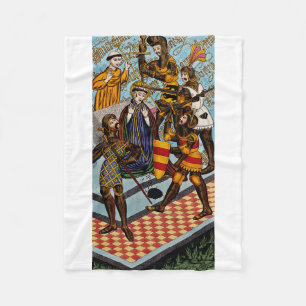 Martyrdom of Saint Thomas of Canterbury Fleece Blanket