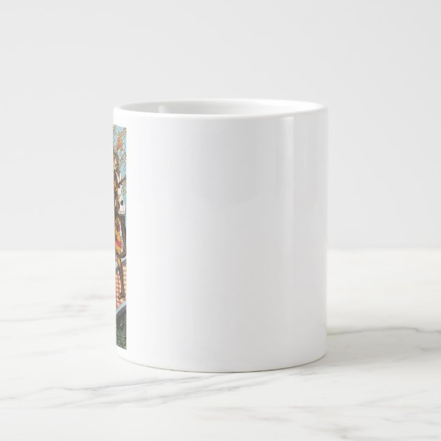 Martyrdom of Saint Thomas of Canterbury Large Coffee Mug (Front)