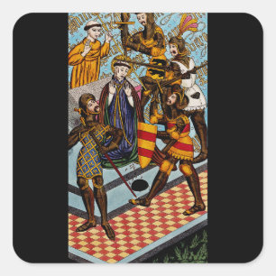 Martyrdom of Saint Thomas of Canterbury Square Sticker