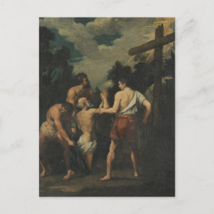 Martyrdom of St. Andrew by Guido Reni Postcard