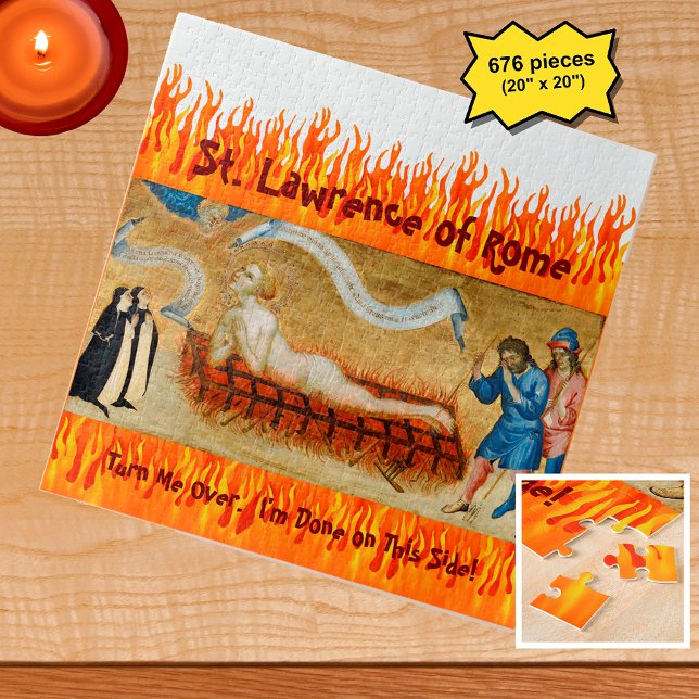 Martyrdom of St. Lawrence, with Two Nuns (M 022)  Jigsaw Puzzle (Creator Uploaded)