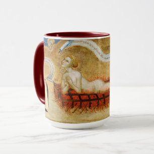 Martyrdom of St. Lawrence, with Two Nuns (M 022) Mug