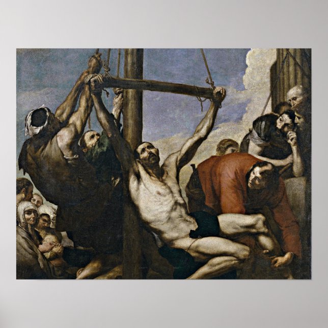 Martyrdom of St. Philip by Jusepe de Ribera Poster (Front)