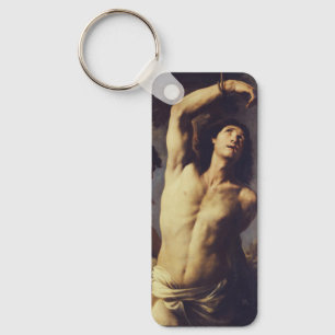 Martyrdom of St Sebastian by Andrea Vaccaro Key Ring