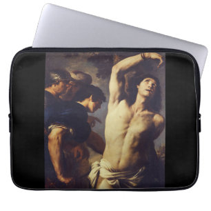 Martyrdom of St Sebastian by Andrea Vaccaro Laptop Sleeve