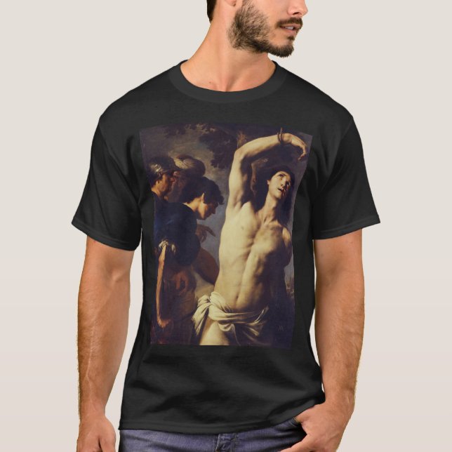 Martyrdom of St Sebastian by Andrea Vaccaro T-Shirt (Front)