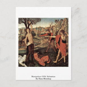 Martyrdom Of St. Sebastian By Hans Memling Postcard