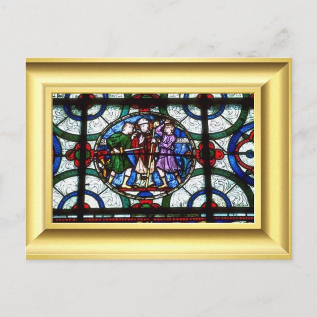 Martyrdom of  St Thomas Becket Postcard (Front)