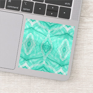 Martyrdom Teal Abstract Watercolor Art