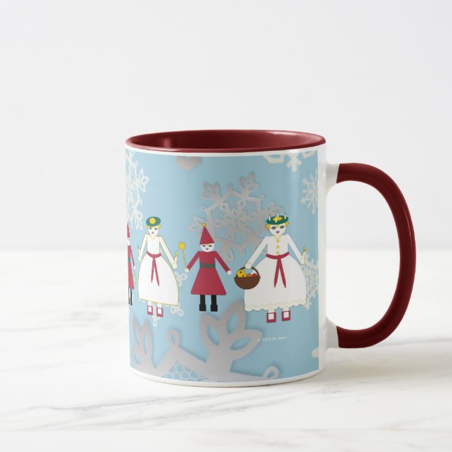 Martzkin St. Lucia Day Ceramic Mug (Right)