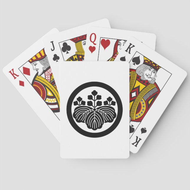 Maru ni Go-san Kiri Playing Cards (Back)