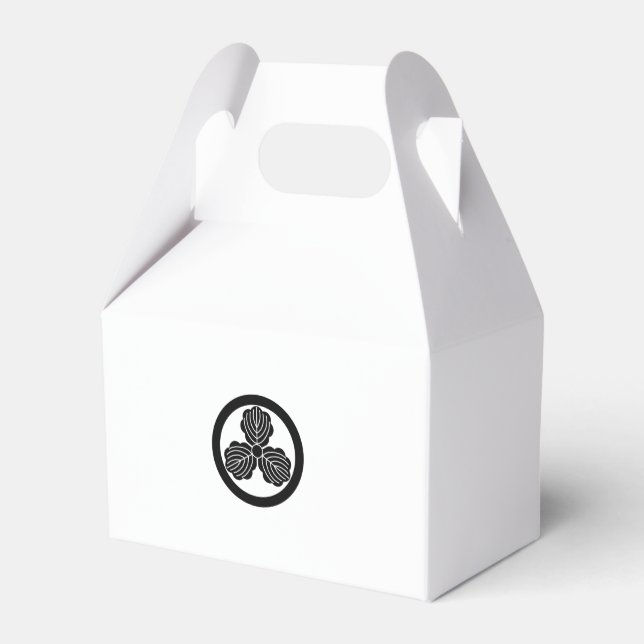 Maru ni Mitsukashiwa Favour Box (Back Side)