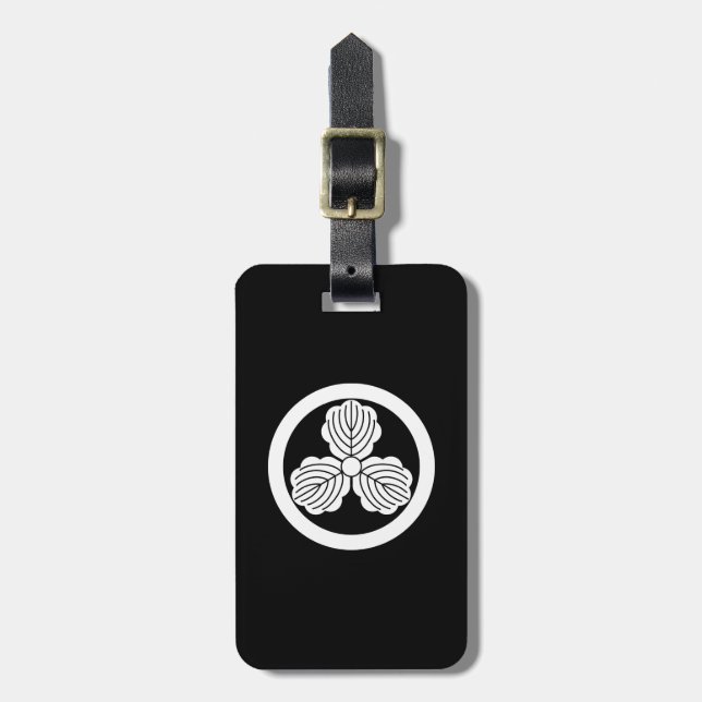 Maru ni Mitsukashiwa Luggage Tag (Front Vertical)