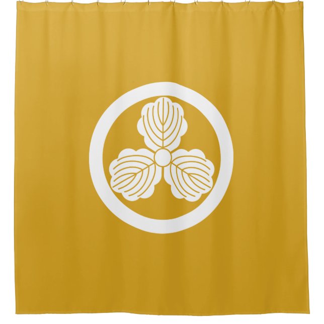 Maruni Mitsukashiwa Shower Curtain (Front)