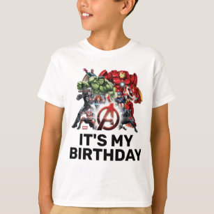 Marvel   Avengers - It's My Birthday T-Shirt
