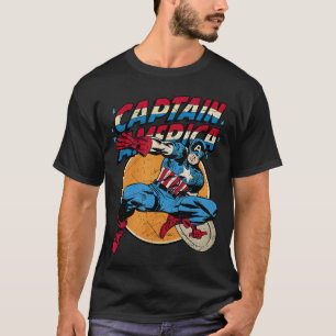Marvel Avengers Vintage Captain America Avengers C T-Shirt