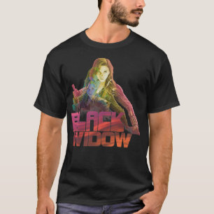 Marvel Black Widow Stacked Portrait Logo Pullover