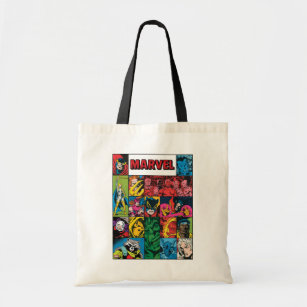 Marvel Comics Hero Collage Tote Bag