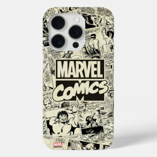 Marvel Comics Pages Pattern iPhone 15 Pro Case