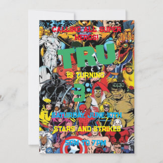 Marvel Invitation