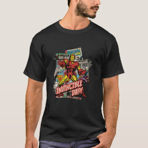 Marvel Iron Man Invincible Dad Father s Day Comic T-Shirt