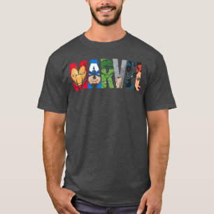 Marvel Logo Avengers Super Heroes boy T-Shirt