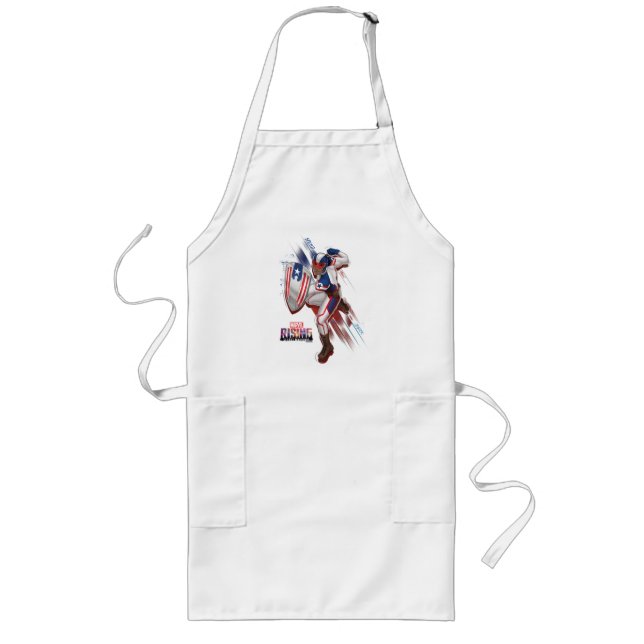 Marvel Rising | Patriot Graphic Long Apron (Front)