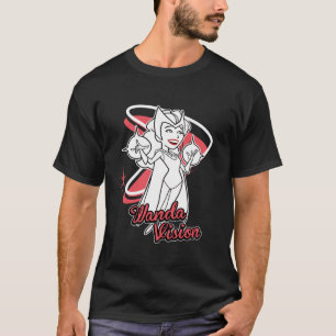 Marvel WandaVision Scarlet Witch Retro Cartoon T-Shirt