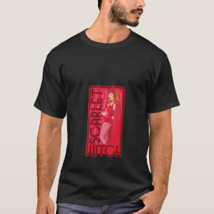 Marvel WandaVision Scarlet Witch Super Hero V Neck T-Shirt