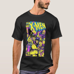 Marvel X-Men Wolverine & Team Epic Neon Comic Cove T-Shirt