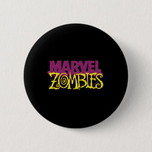 Marvel Zombies Official Colour Logo Halloween 6 Cm Round Badge