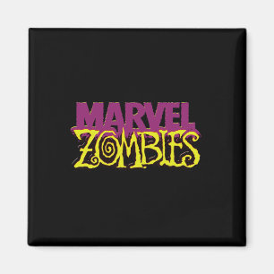 Marvel Zombies Official Colour Logo Halloween Magnet