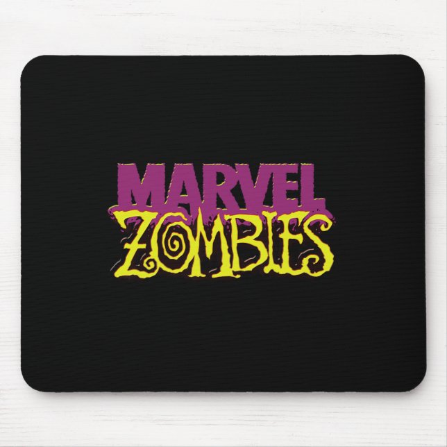Marvel Zombies Official Colour Logo Halloween  Mouse Pad (Front)