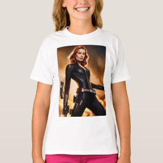 Marvellous Black Widow Tribute Tee