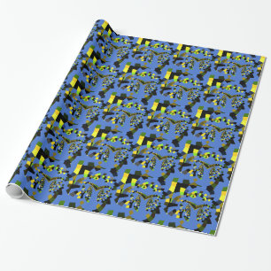 Marvellous Blue amazing beautiful colours Wrapping Paper
