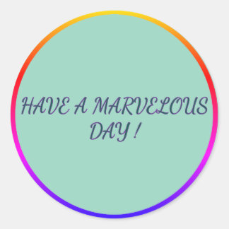 Marvellous Day Positive Vibes Sticker