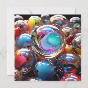 Marvellous marbles card