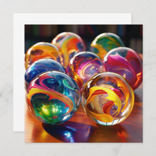 Marvellous marbles card
