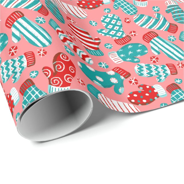 Marvellous Mittens Gift Wrap (Roll Corner)