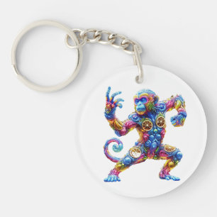 Marvellous Monkey Style Key Ring